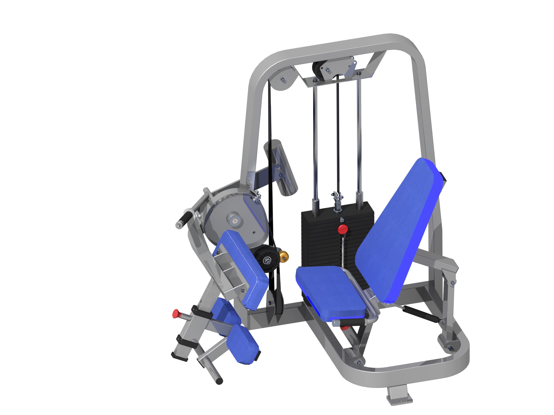 Сгибание ног сидя FOREMAN FS-102 белый/черный